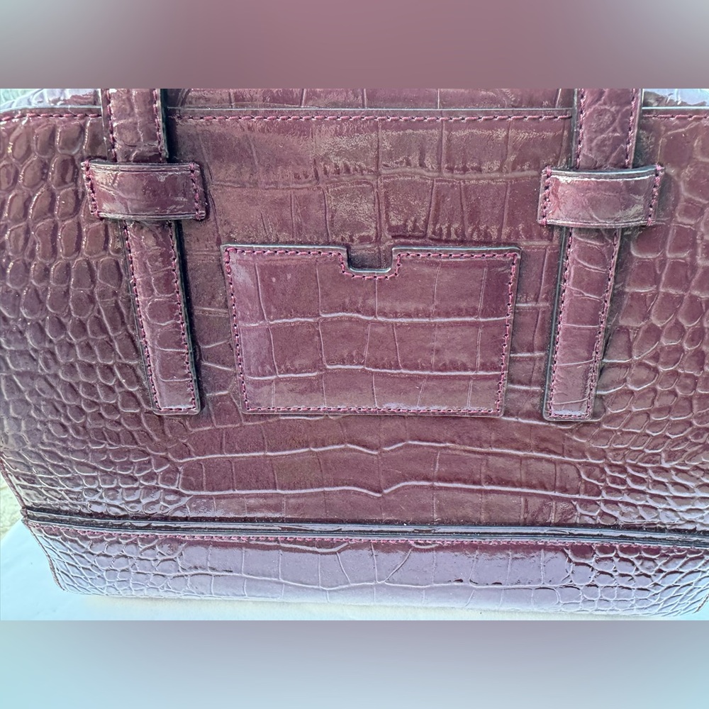 Kate Spade Croc-Embossed Satchel - Picture 7 of 13